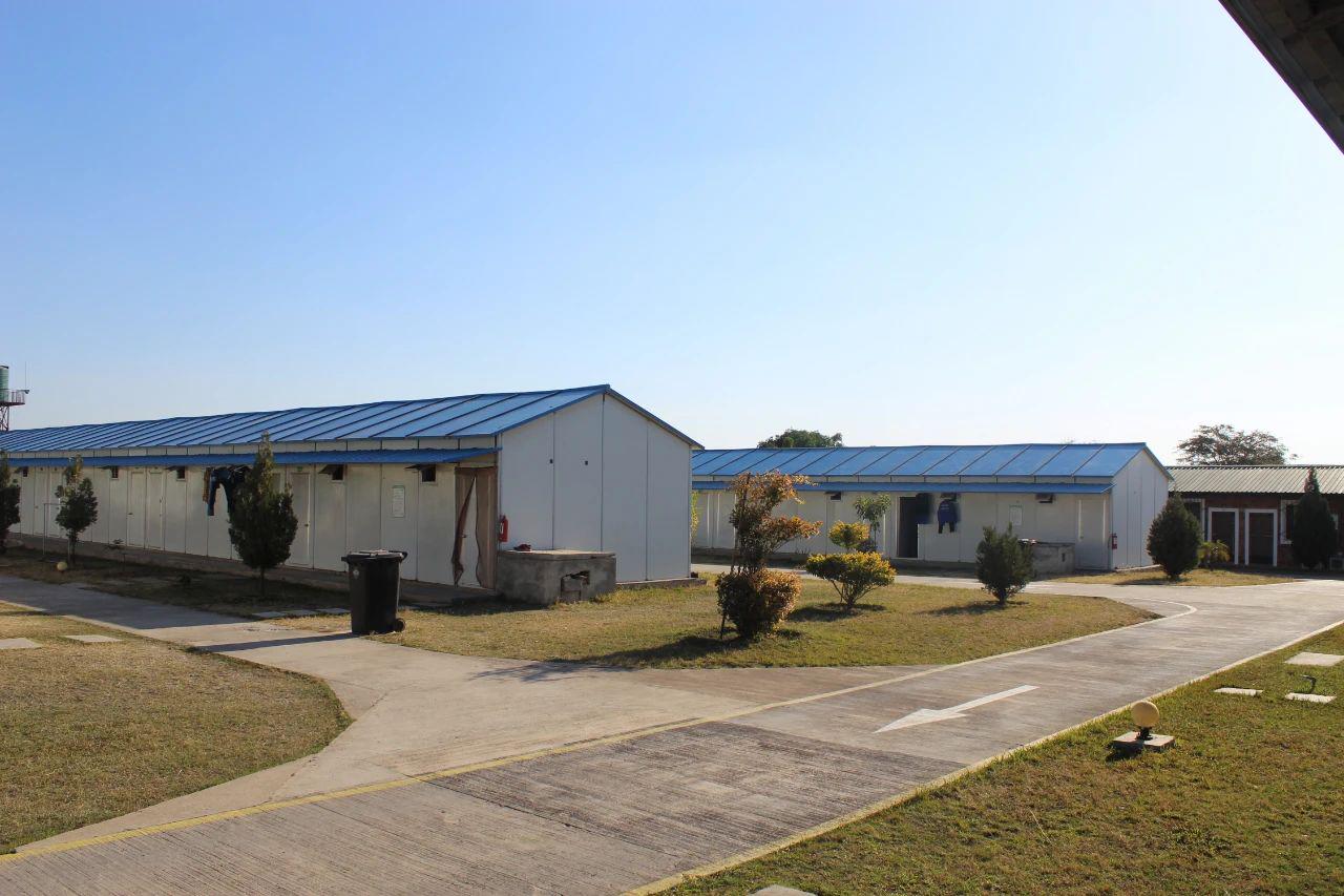 CDPH Prefab Houses in the Zambia Airport Expansion Camp Project