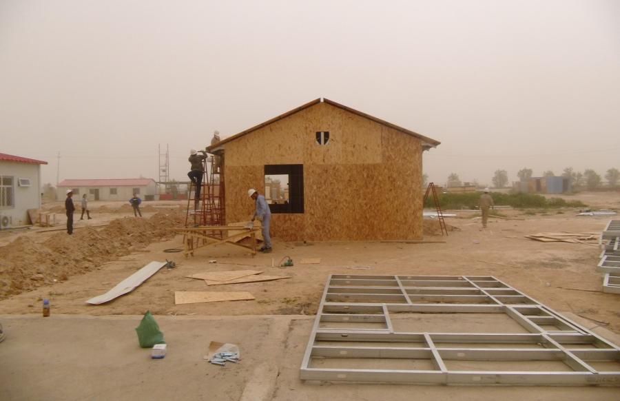 Iraq Saladin Power Station Camp with CDPH Prefab Houses