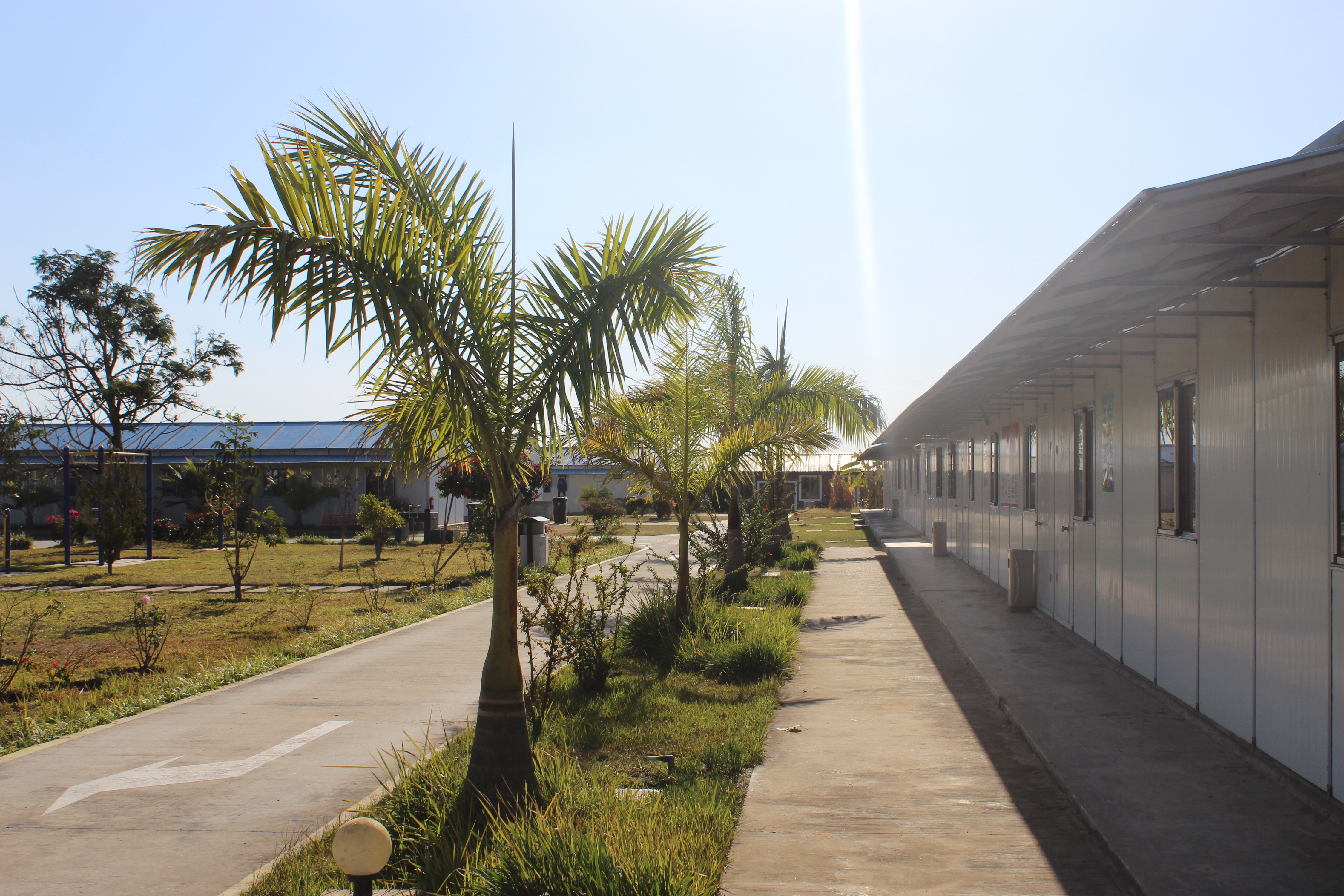 Chengdong Modular House Zambia Kenneth Kaunda International Airport Camp Project