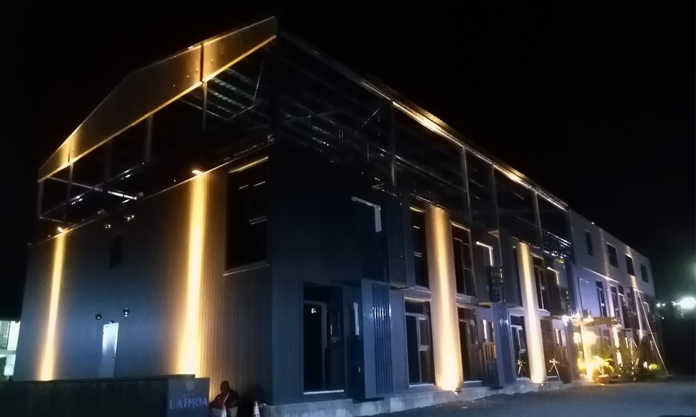 Samoa modular container housing project