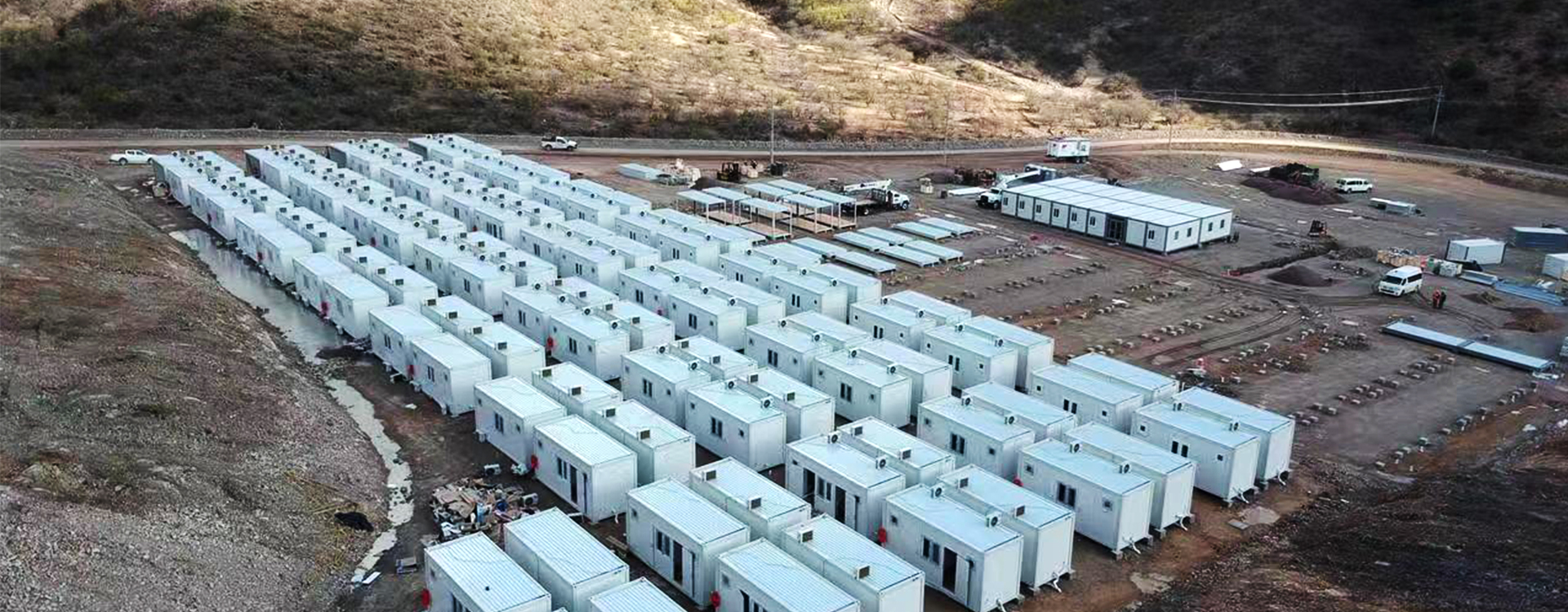 Container Housing Project for Mining Camp in Mexico
