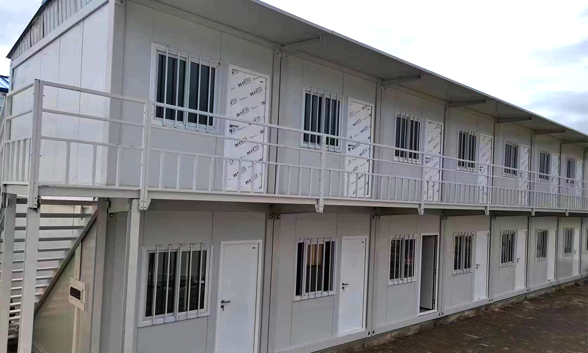 Modular Box House Camp Project in Mozambique