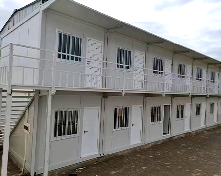 Modular Box House Camp Project in Mozambique