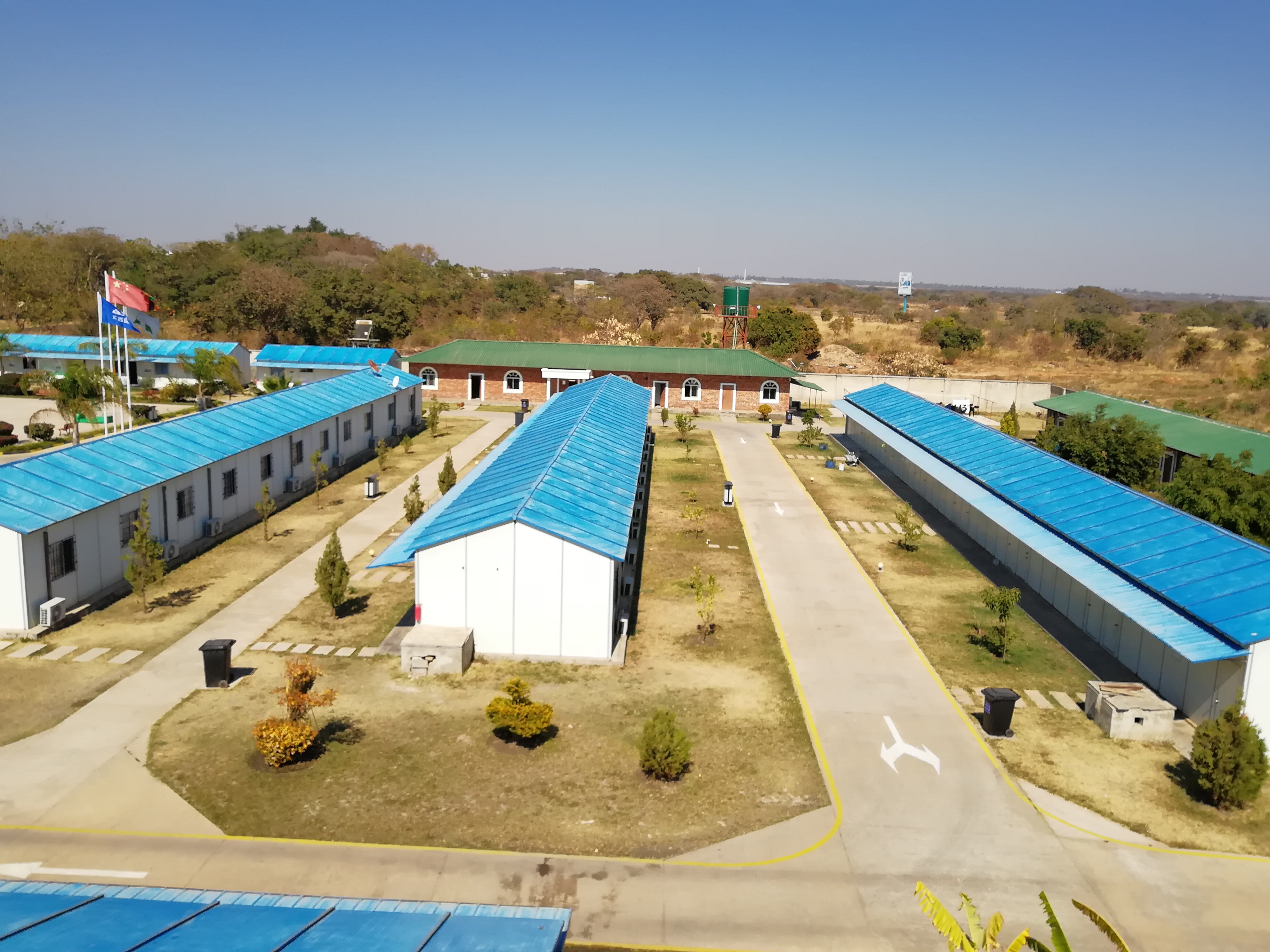Chengdong Modular House Zambia Kenneth Kaunda International Airport Camp Project